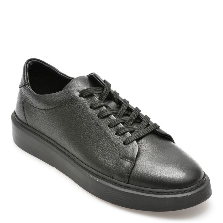 Pantofi casual GRYXX negri, M71621, din piele naturala, barbati