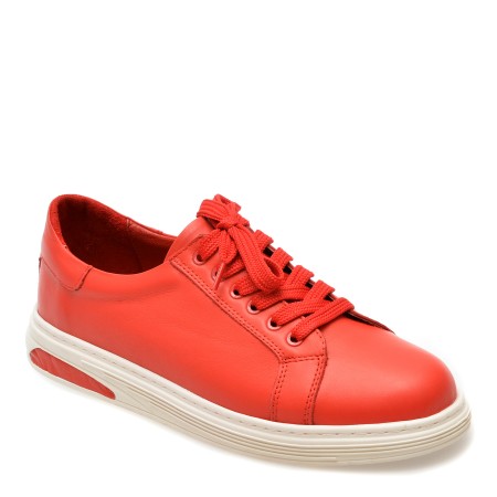 Pantofi casual GRYXX rosii, BL4027, din piele naturala, femei