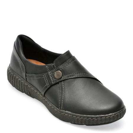 Pantofi CLARKS negri, CAROPEA, din piele naturala, femei