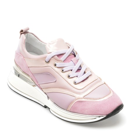 Pantofi DONNA CRIS roz, 1355320, din piele naturala, femei