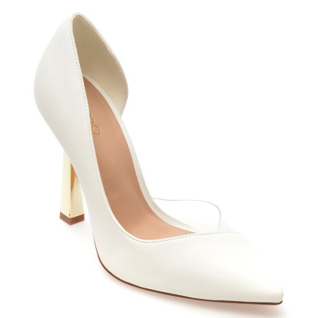 Pantofi eleganti ALDO albi, 13568605, din piele ecologica, femei
