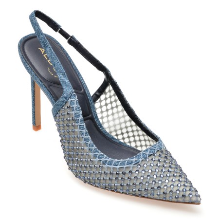Pantofi eleganti ALDO bleumarin, 13697490, din material textil, femei