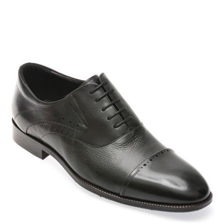 Pantofi eleganti EPICA negri, 584, din piele naturala, barbati