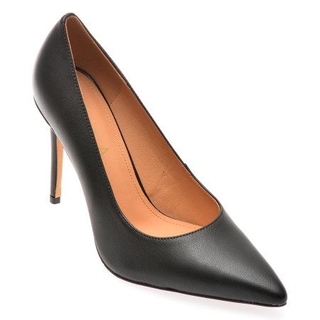 Pantofi eleganti EPICA negri, A234, din piele naturala, femei