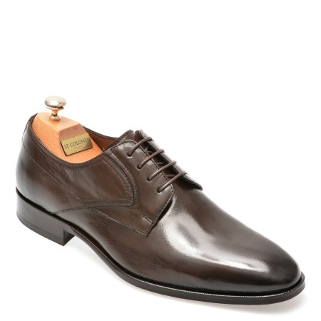 Pantofi eleganti LE COLONEL maro, 484911, din piele naturala, barbati