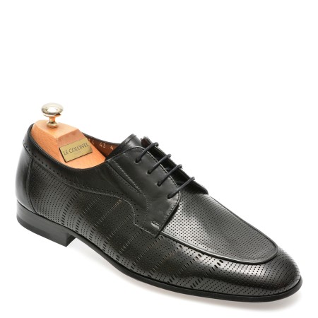 Pantofi eleganti LE COLONEL negri, 704141, din piele naturala, barbati