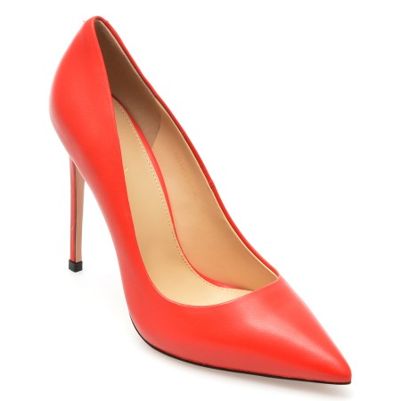 Pantofi EPICA rosii, HS9287, din piele naturala, femei