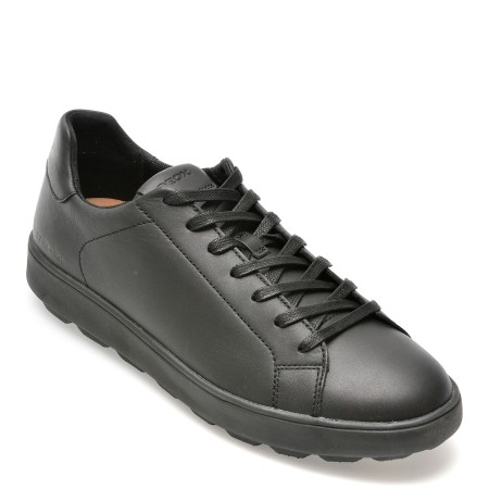 Pantofi GEOX negri, U45GPC, din piele naturala, barbati