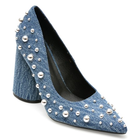 Pantofi GRYXX albastri, 7853, din material textil, femei