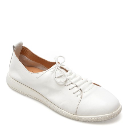 Pantofi GRYXX albi, 5002023, din piele naturala, femei