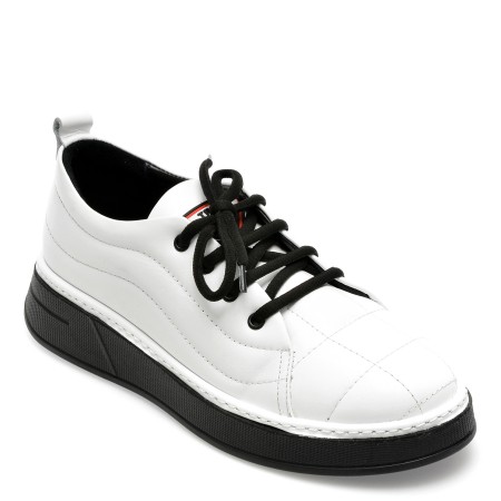 Pantofi GRYXX albi, 5091347, din piele naturala, femei
