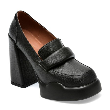 Pantofi GRYXX negri, UZ1729, din piele naturala, femei