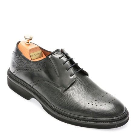 Pantofi LE COLONEL negri, 61722, din piele naturala, barbati