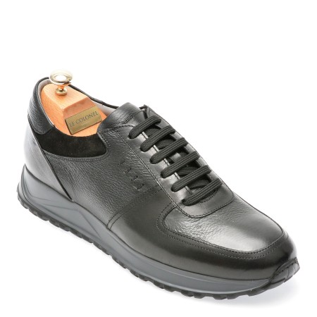 Pantofi LE COLONEL negri, 64318, din piele naturala, barbati