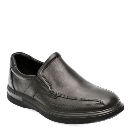 Pantofi OTTER negri, 2803, din piele naturala, barbati