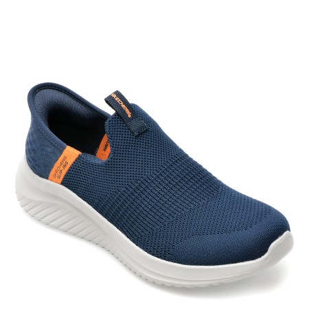 Pantofi SKECHERS bleumarin, ULTRA FLEX 3.0, din material textil, baieti