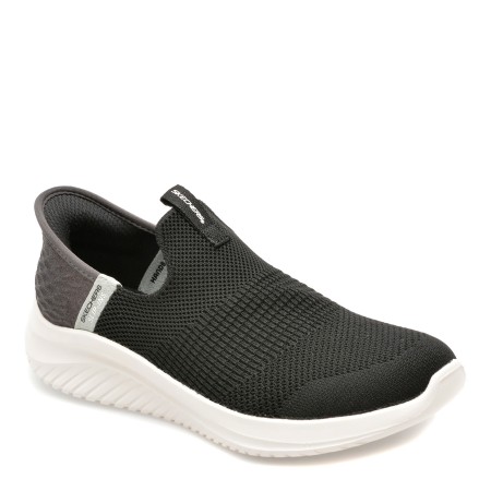 Pantofi SKECHERS negri, ULTRA FLEX 3.0, din material textil, baieti