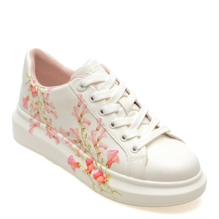 Pantofi sport ALDO albi, 13543021, din piele ecologica, femei