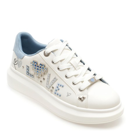 Pantofi sport ALDO albi, 13706561, din piele ecologica, femei
