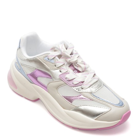 Pantofi sport ALDO argintii, MAYANA042, din piele ecologica, femei