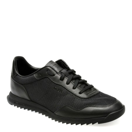 Pantofi sport BOSS negri, 72701, din piele ecologica, barbati