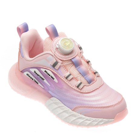 Pantofi sport DEERWAY roz, 2302, din material textil, fetite