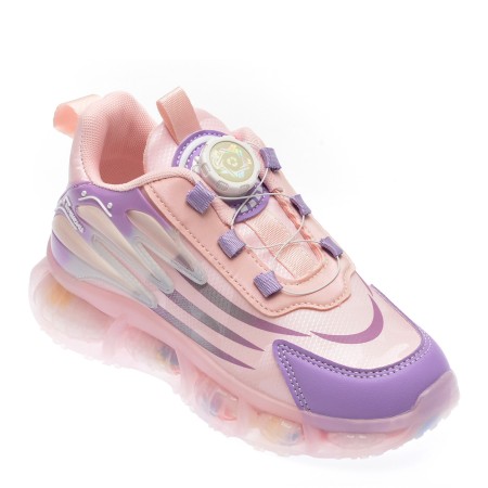 Pantofi sport DUO BAI QI roz, 808, din piele ecologica, fetite