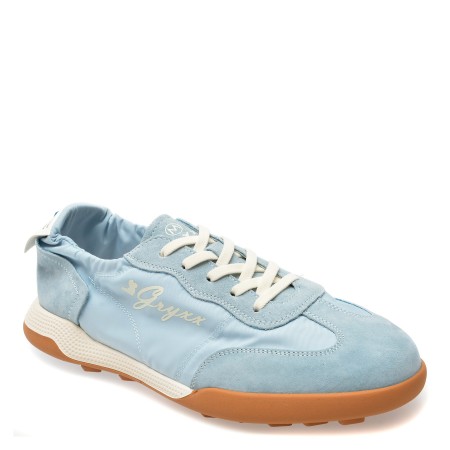 Pantofi sport GRYXX albastri, H7352, din piele intoarsa, femei
