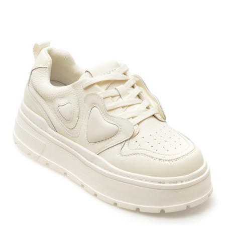 Pantofi sport GRYXX albi, 2308311, din piele naturala, femei