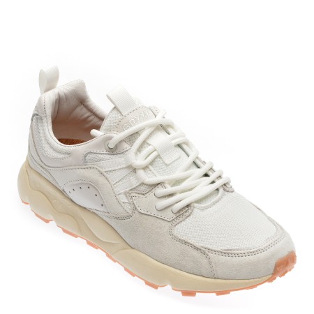 Pantofi sport GRYXX albi, 23Y001, din material textil, femei