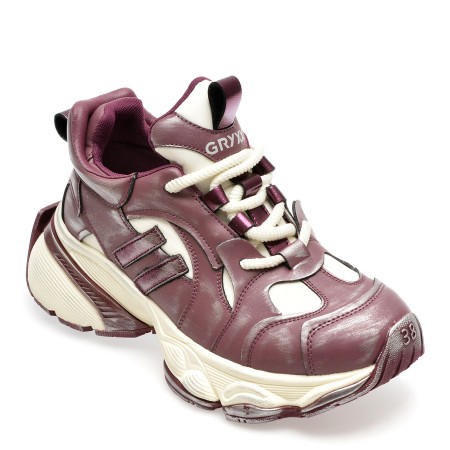Pantofi sport GRYXX bej, 50015, din piele naturala, femei