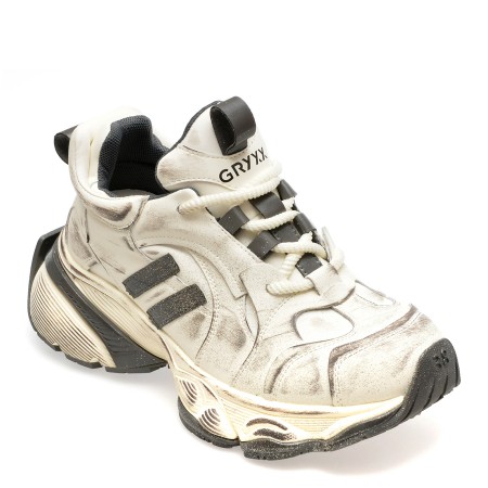 Pantofi sport GRYXX gri, 50015, din piele naturala, femei
