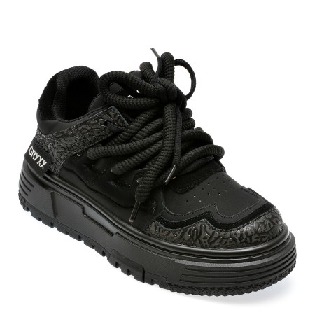 Pantofi sport GRYXX negri, 3551, din piele naturala, femei