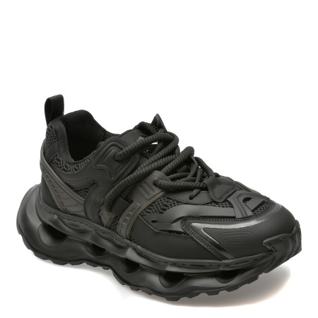 Pantofi sport GRYXX negri, 68010, din piele ecologica, barbati