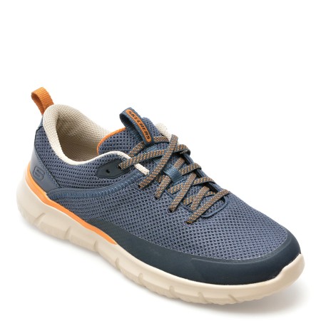 Pantofi sport SKECHERS bleumarin, DEL RETTO, din material textil, barbati