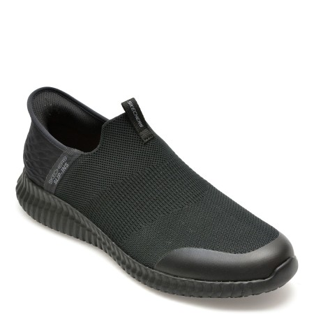 Pantofi sport SKECHERS negri, CESSNOCK, din material textil, barbati
