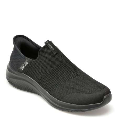 Pantofi sport SKECHERS negri, ULTRA FLEX 3.0, din material textil, barbati