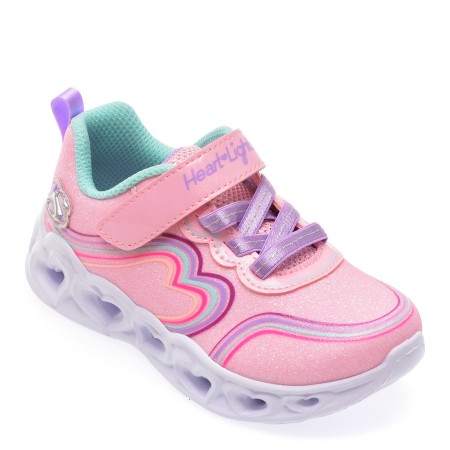 Pantofi sport SKECHERS roz, 302689N, din material textil, fetite
