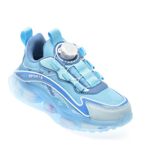 Pantofi sport SPORT albastri, 2023, din piele ecologica, baieti