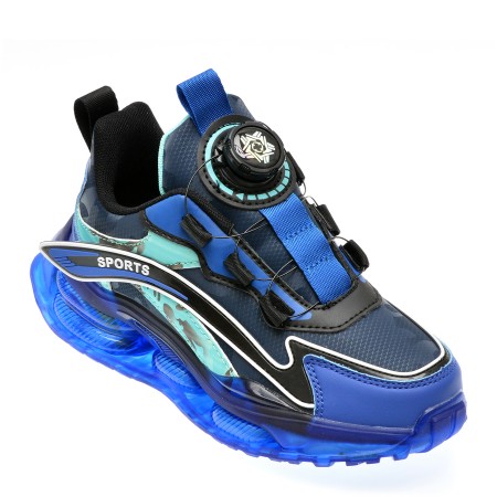 Pantofi sport SPORT bleumarin, 2023, din piele ecologica, baieti