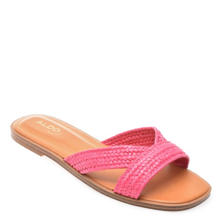 Papuci casual ALDO roz, 13740386, din material textil, femei