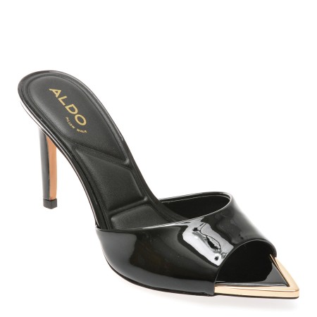 Papuci eleganti ALDO negre, 13740438, din piele ecologica, femei