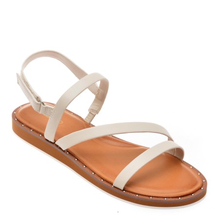 Sandale casual ALDO albe, 13740462, din piele ecologica, femei