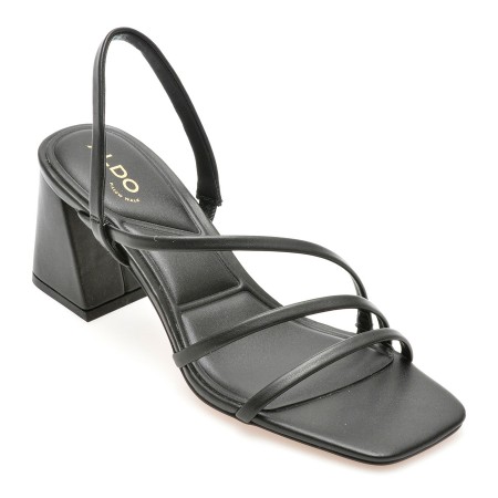 Sandale casual ALDO negre, 13706599, din piele ecologica, femei