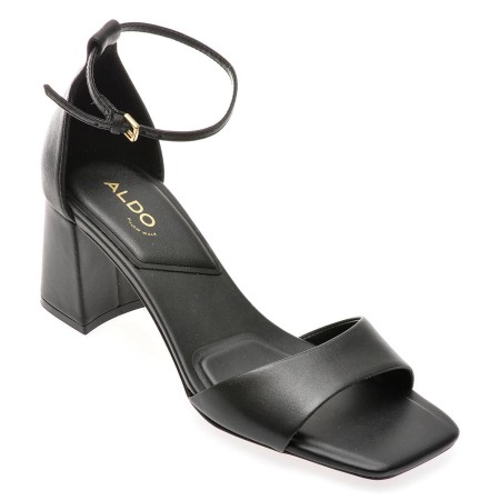 Sandale casual ALDO negre, 13774216, din piele naturala, femei