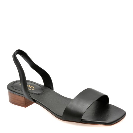 Sandale casual ALDO negre, DORENNA0011, din piele naturala, femei