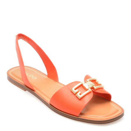Sandale casual ALDO portocalii, 13568612, din piele ecologica, femei