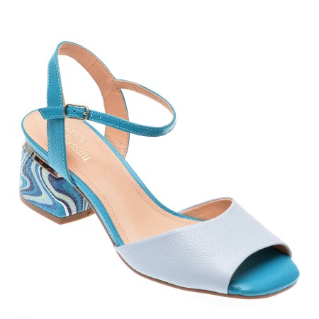 Sandale casual FLAVIA PASSINI albastre, 1056626, din piele naturala, femei