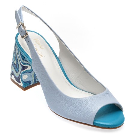Sandale casual FLAVIA PASSINI albastre, 1332757, din piele naturala, femei