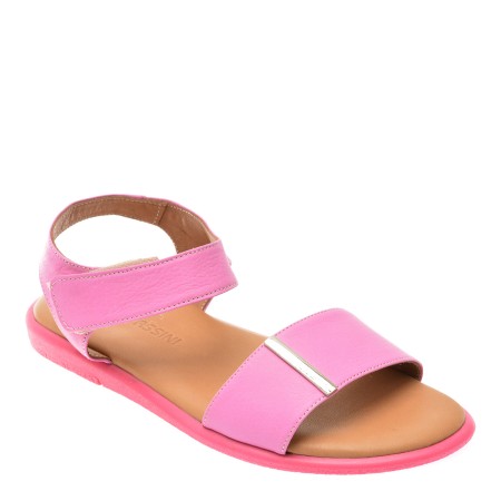 Sandale casual FLAVIA PASSINI fucsia, 883901, din piele naturala, femei